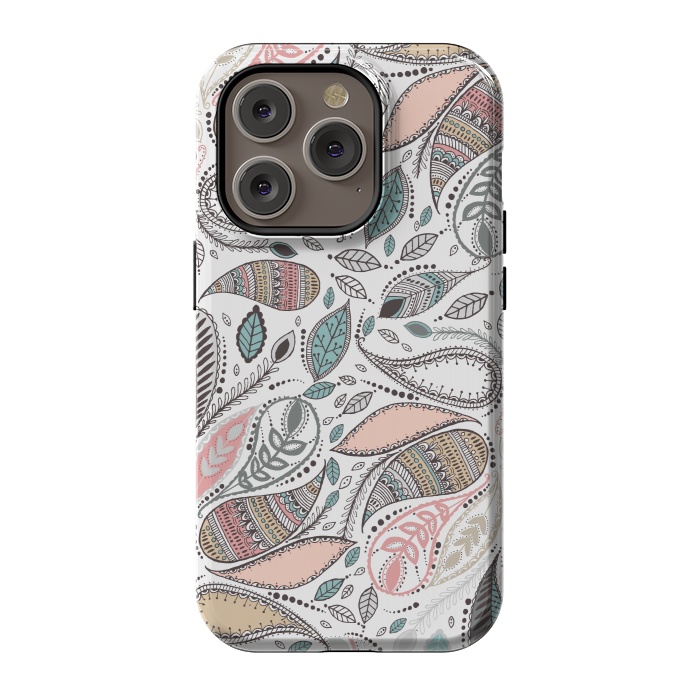 iPhone 14 Pro StrongFit Paisley  by Rose Halsey