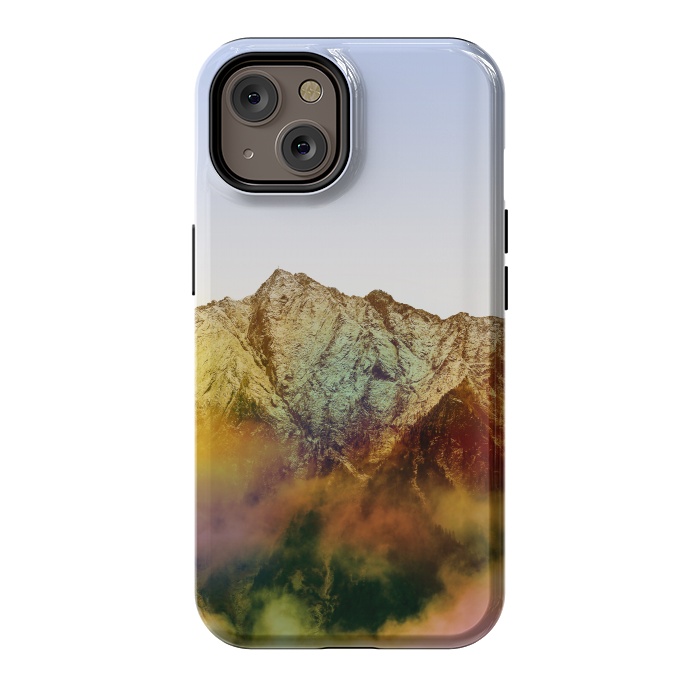 iPhone 14 StrongFit Golden Mountain by Creativeaxle