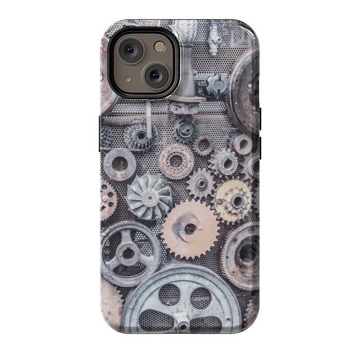 iPhone 14 StrongFit Vintage Steampunk Gear by Andrea Haase