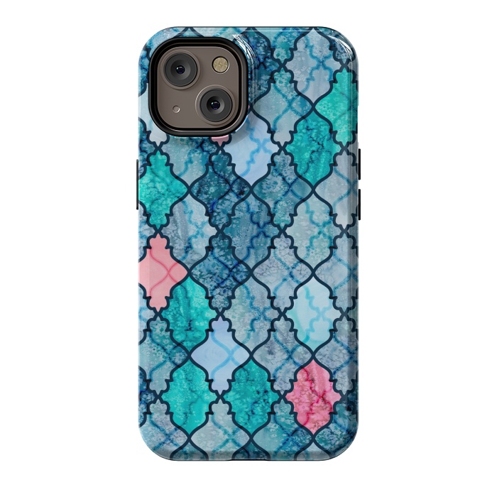 iPhone 14 StrongFit Moroccan Ocean by gingerlique