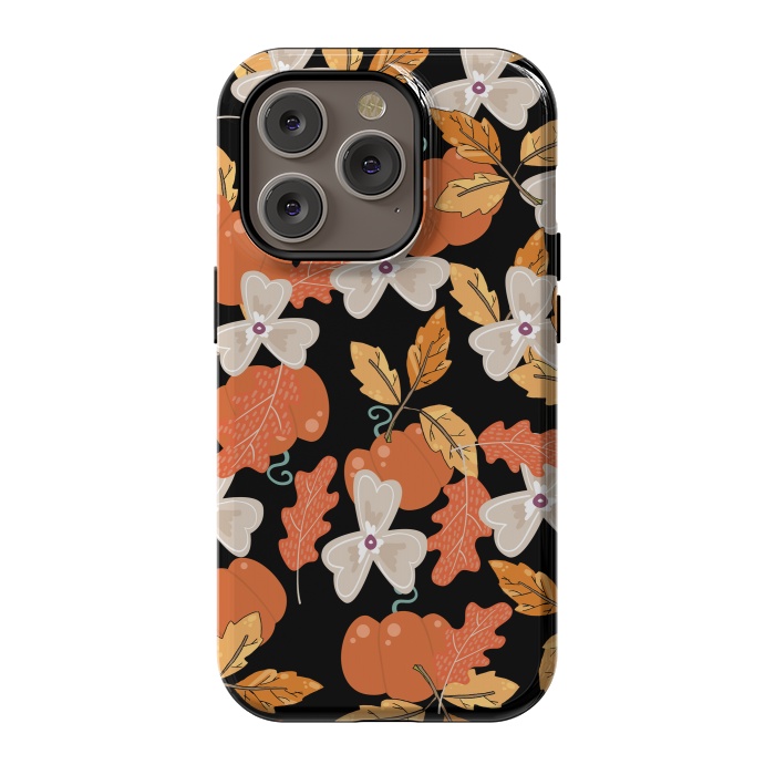 iPhone 14 Pro StrongFit Pumpkin and Spice by Allgirls Studio