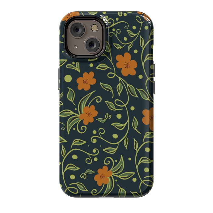 iPhone 14 StrongFit Elegant Floral by Allgirls Studio