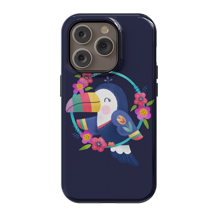 iPhone 14 Pro StrongFit Tropical Toucan by Noonday Design