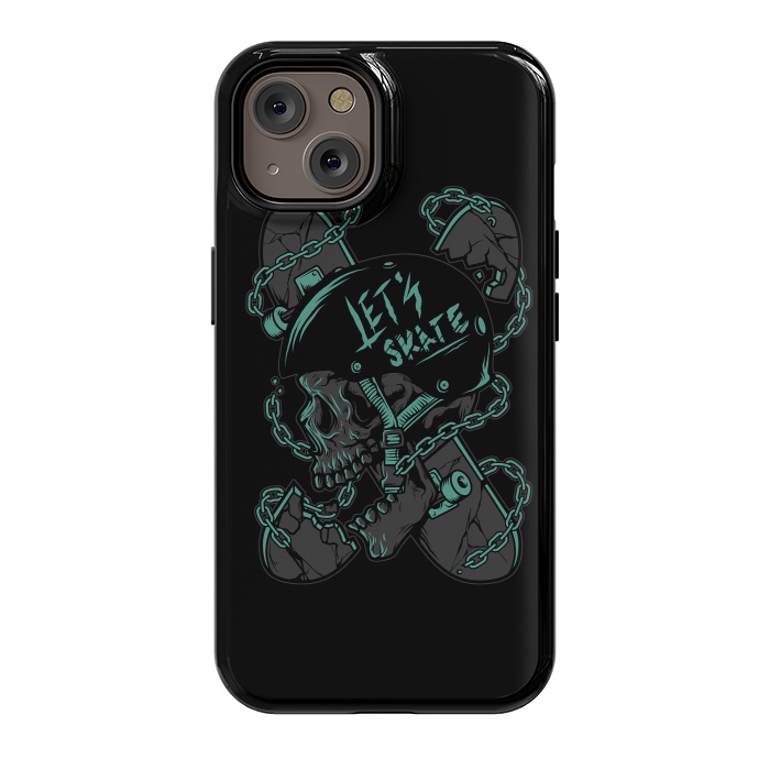 iPhone 14 StrongFit Skullboarder by Afif Quilimo