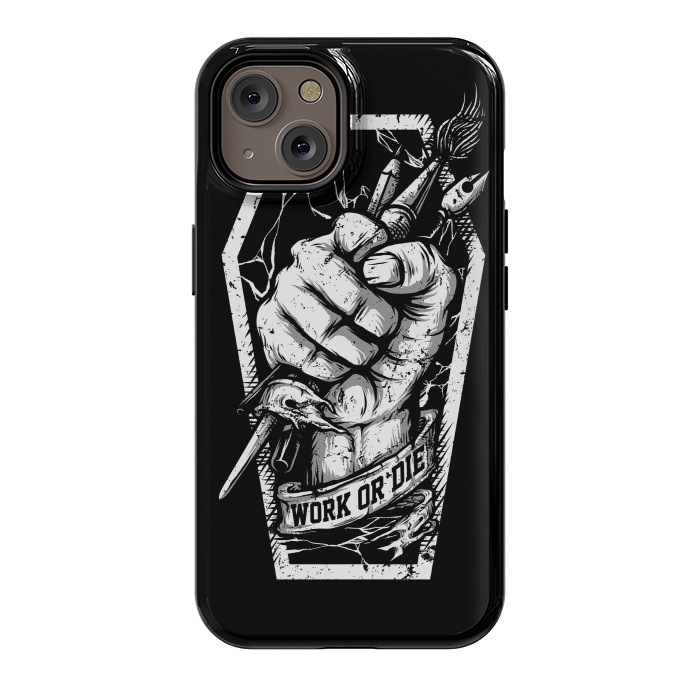 iPhone 14 StrongFit Work or Die by Afif Quilimo