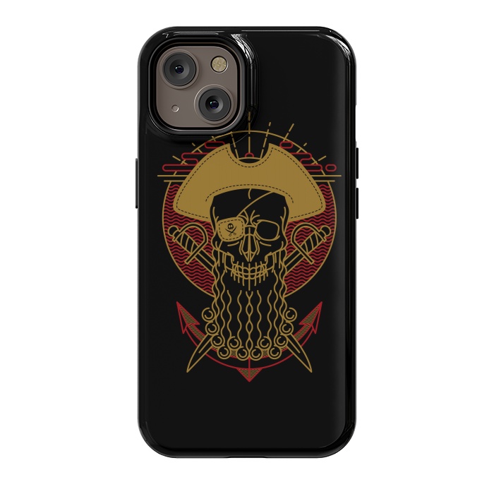 iPhone 14 StrongFit Skull Pirate by Afif Quilimo