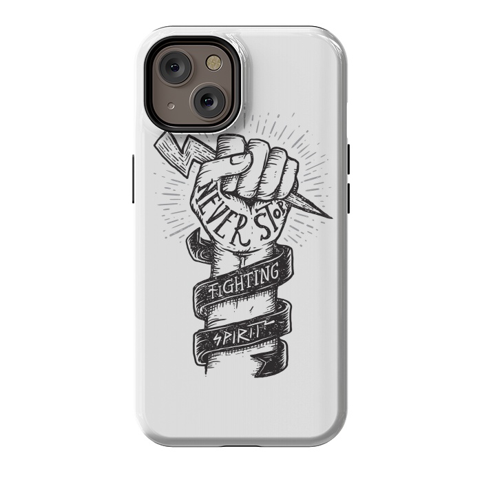 iPhone 14 StrongFit Never Stop Fighting Spirit by Afif Quilimo