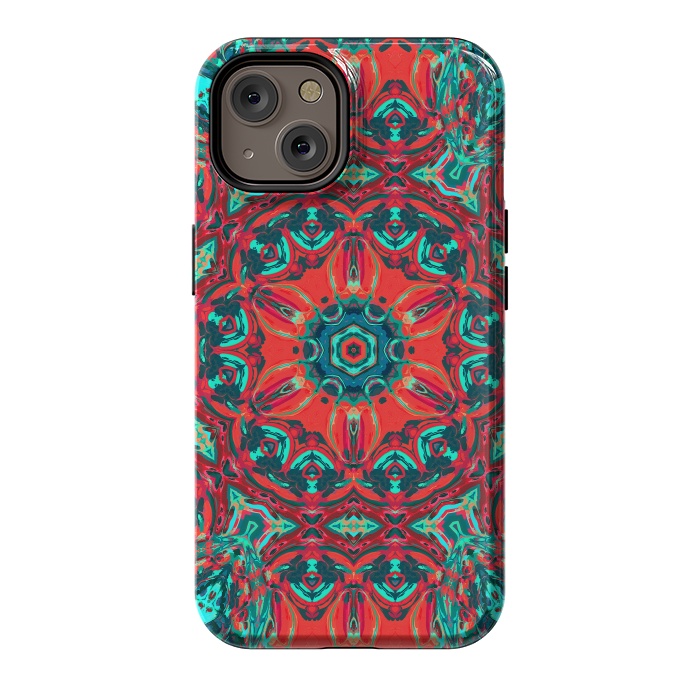 iPhone 14 StrongFit Abstract Mandala II by Art Design Works