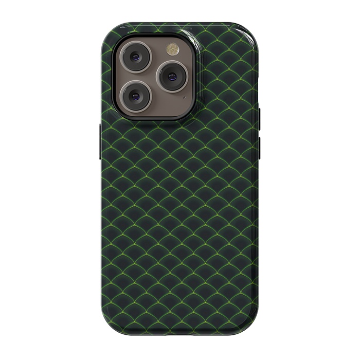 iPhone 14 Pro StrongFit Reptile Scales Pattern by Art Design Works