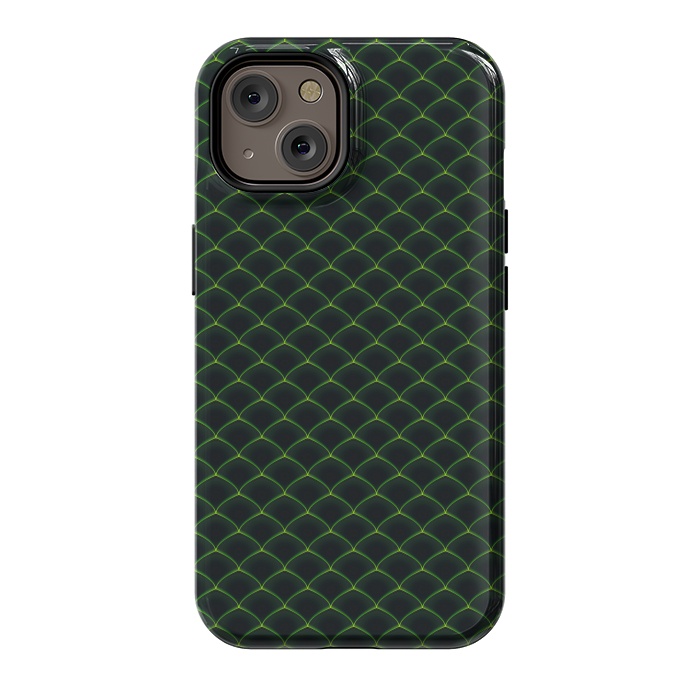 iPhone 14 StrongFit Reptile Scales Pattern by Art Design Works