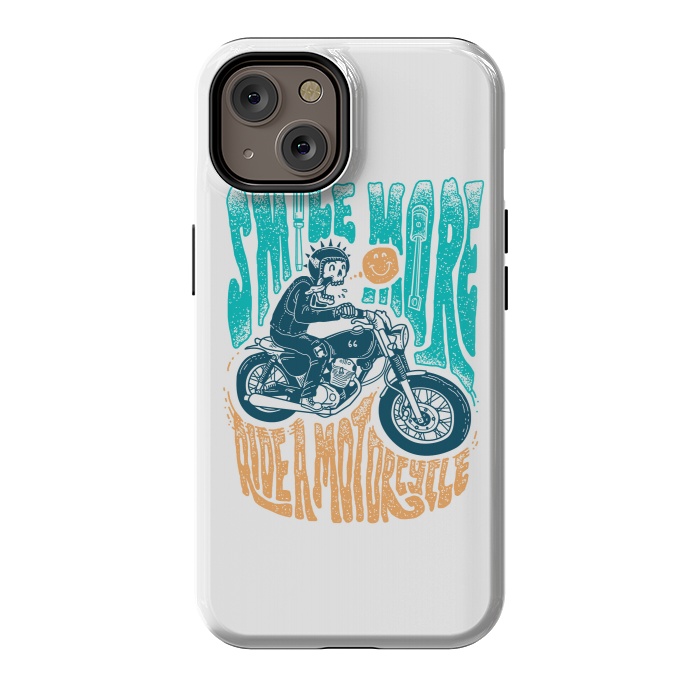 iPhone 14 StrongFit Smile more, Ride a motorcycle by Afif Quilimo