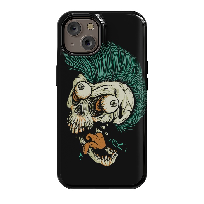 iPhone 14 StrongFit Skull Punk Style by Afif Quilimo