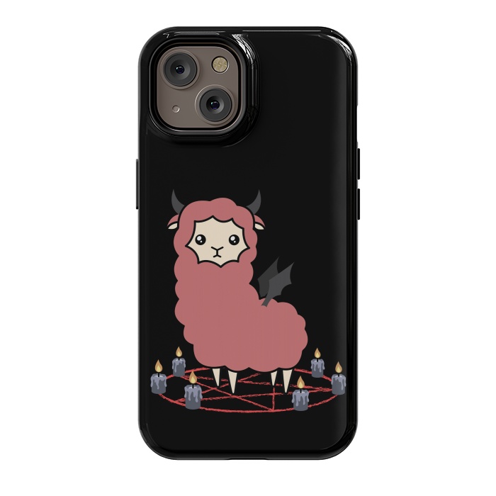 iPhone 14 StrongFit Llama demon by Laura Nagel