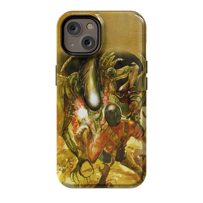 iPhone 14 StrongFit Aliens and War by Max LeTamis