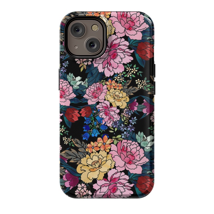 iPhone 14 StrongFit stylish winter flowers bouquets illustration  by InovArts