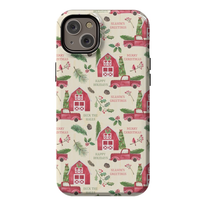 iPhone 14 Plus StrongFit Home for the Holidays by Noonday Design