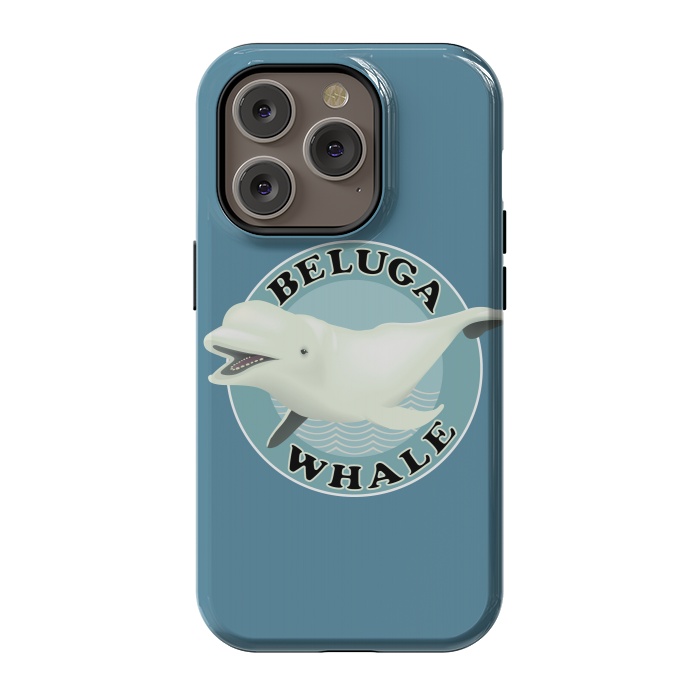 iPhone 14 Pro StrongFit Beluga Whale by Mangulica