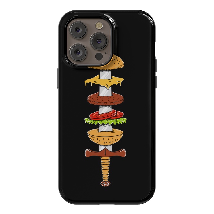 iPhone 14 Pro max StrongFit sword Burger by Coffee Man