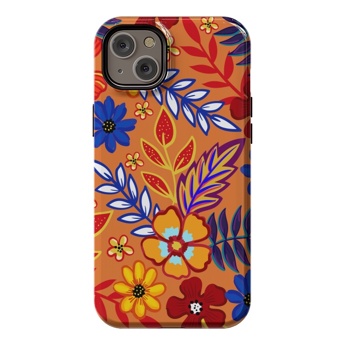iPhone 14 Plus StrongFit Flowers In The Tropics by ArtsCase