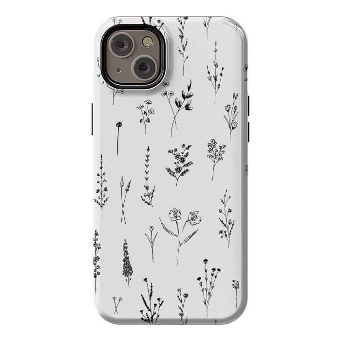 iPhone 14 Plus StrongFit Wildflowers by Anis Illustration