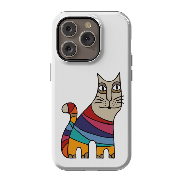 iPhone 14 Pro StrongFit Magic Cat I by Majoih