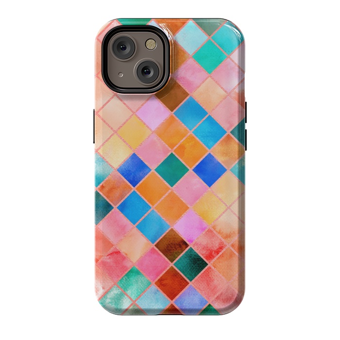 iPhone 14 StrongFit Stylish Watercolor Pattern by Art Design Works