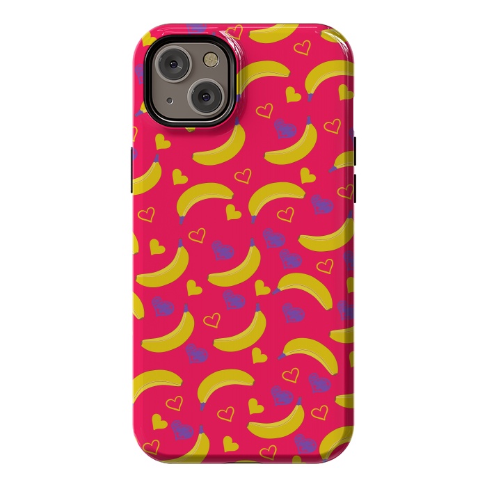 iPhone 14 Plus StrongFit Pop Art Style Bananas by ArtsCase