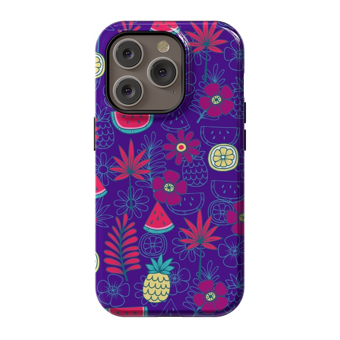 iPhone 14 Pro StrongFit Tropical Watermelons by ArtsCase