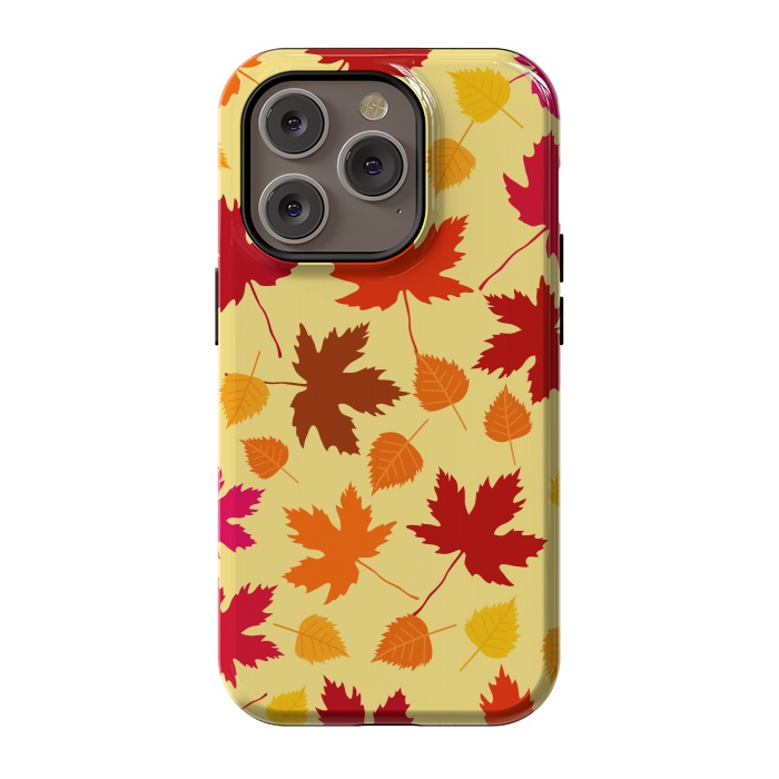 iPhone 14 Pro StrongFit Autumn Comes Covering The Leaves by ArtsCase