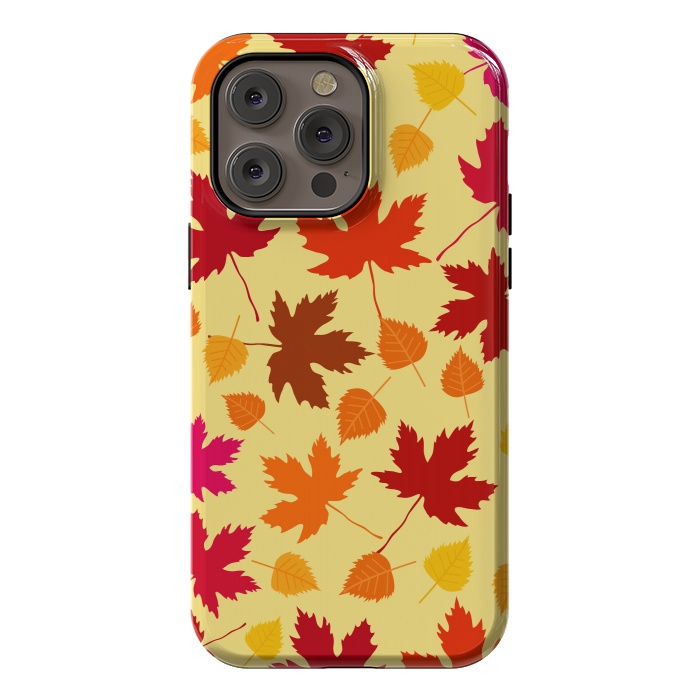 iPhone 14 Pro max StrongFit Autumn Comes Covering The Leaves by ArtsCase