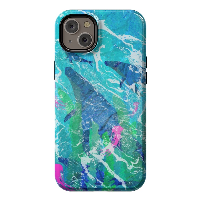 iPhone 14 Plus StrongFit Ocean whales by Steve Wade (Swade)