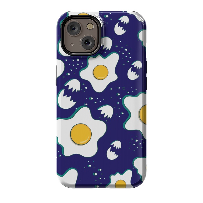 iPhone 14 StrongFit FRIED EGG PATTERN  by MALLIKA