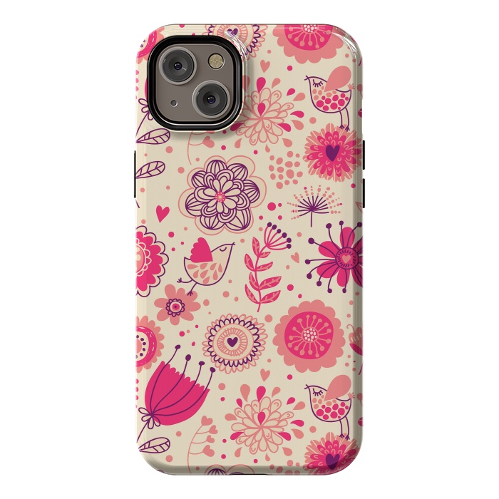 iPhone 14 Plus StrongFit Romantic Flowers In Spring by ArtsCase