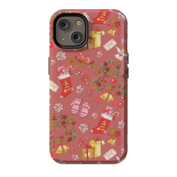iPhone 14 StrongFit Christmas Vintage Style by ArtsCase