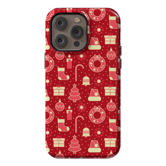 iPhone 14 Pro max StrongFit Favorite Red At Christmas by ArtsCase