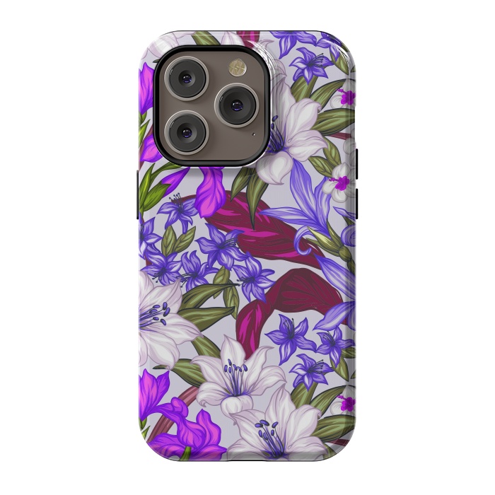 iPhone 14 Pro StrongFit lilies flowers happy for you by ArtsCase
