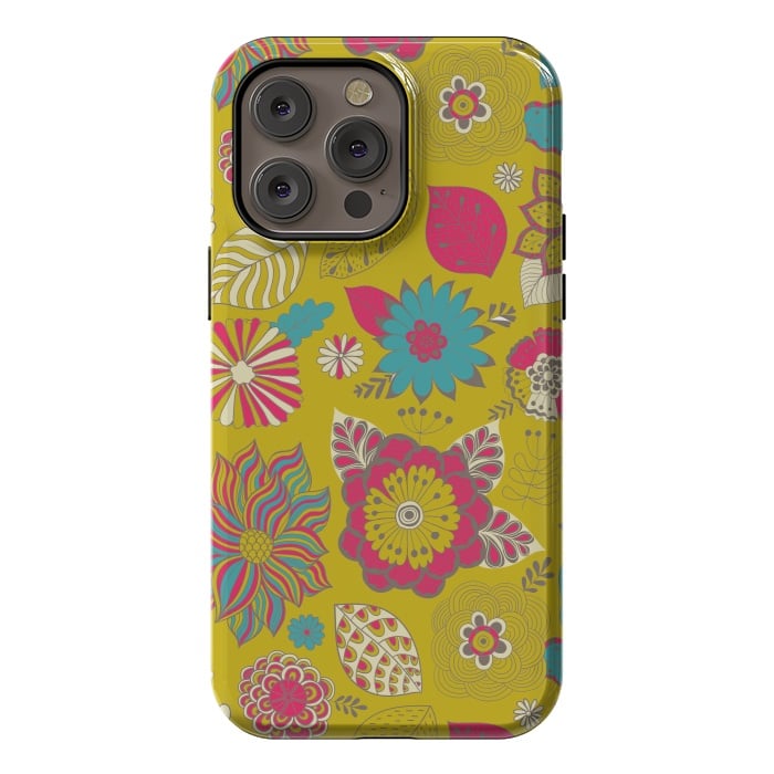 iPhone 14 Pro max StrongFit country flowers for summer by ArtsCase