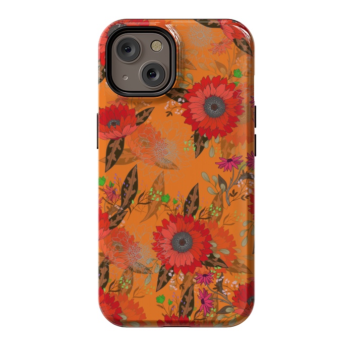iPhone 14 StrongFit Sunflowers for October by ArtsCase