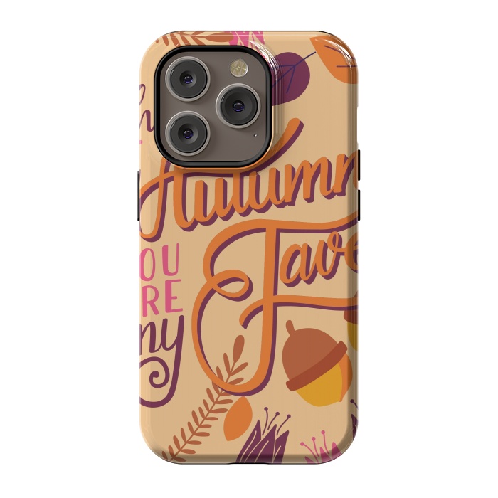 iPhone 14 Pro StrongFit Autumn, you are my fave 001 by Jelena Obradovic