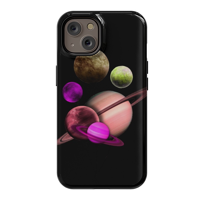 iPhone 14 StrongFit Purple pink space by haroulita