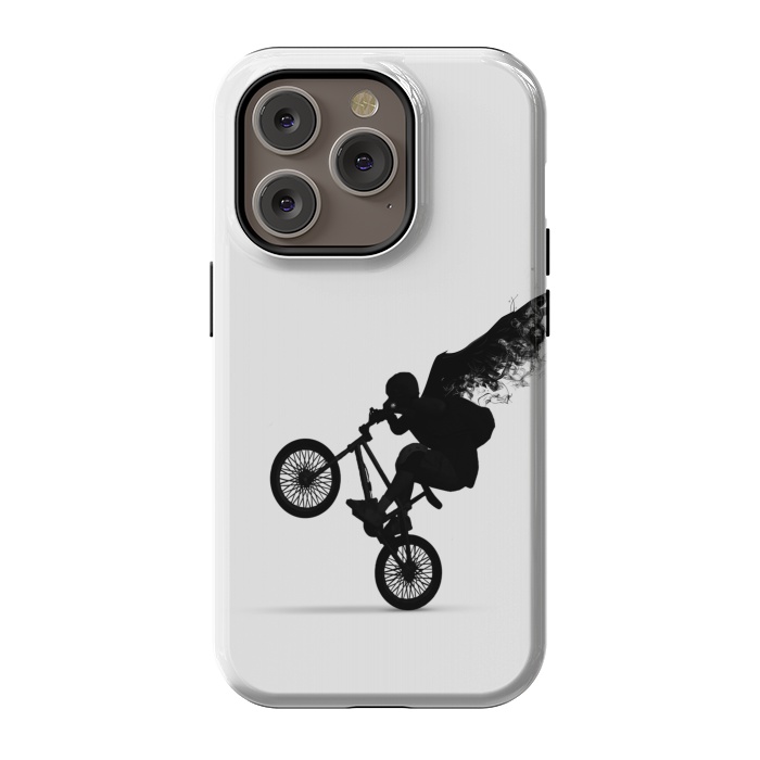 iPhone 14 Pro StrongFit angel biker by haroulita