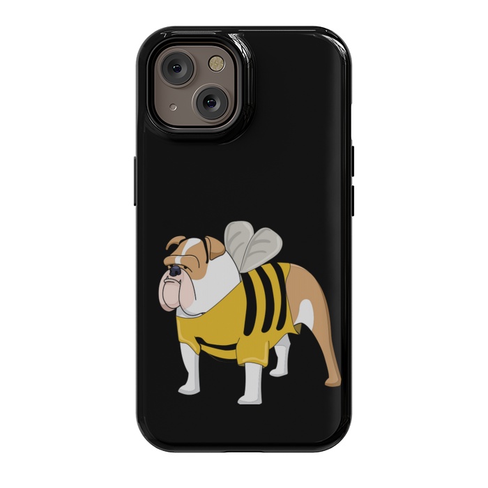 iPhone 14 StrongFit cute bulldog  by haroulita