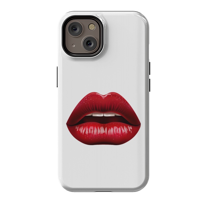 iPhone 14 StrongFit red lips by haroulita