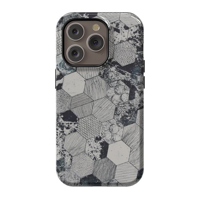 iPhone 14 Pro StrongFit Hexagonal by Winston