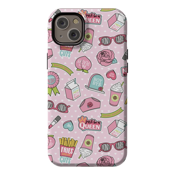 iPhone 14 Plus StrongFit Girls Fashion Design With Cute Symbols by ArtsCase