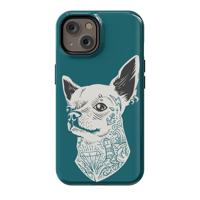 iPhone 14 StrongFit Tattooed Chihuahua by Winston