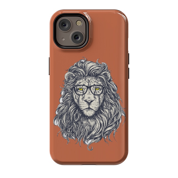 iPhone 14 StrongFit Hipster Lion by Winston