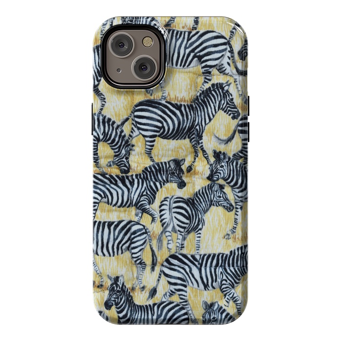 iPhone 14 Plus StrongFit Zebras by Winston