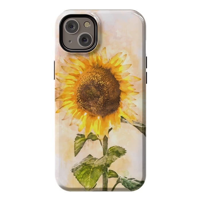 iPhone 14 Plus StrongFit Summer Sunflower by Creativeaxle