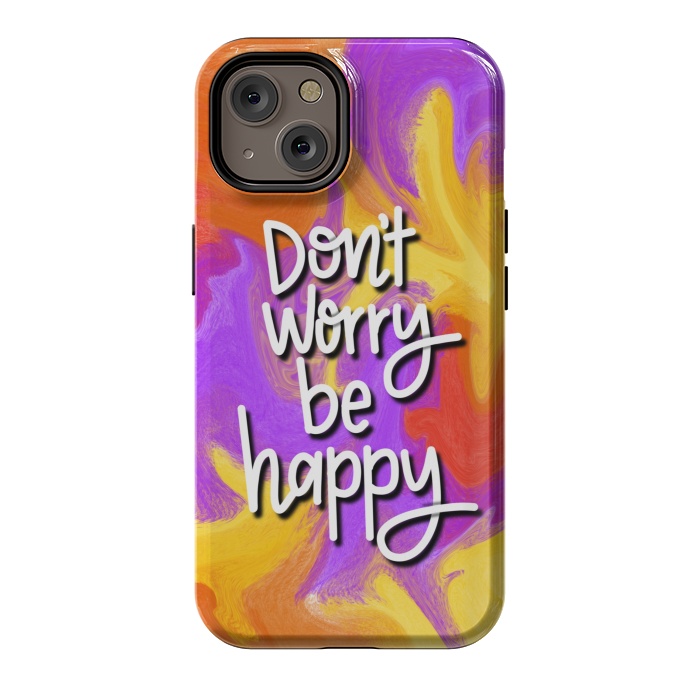 iPhone 14 StrongFit Don´t worry be happy by Silvia Mejia